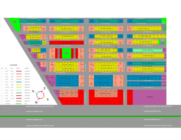  100 Sq. Yards Residential Plot for Sale in Yamuna Expressway, Greater Noida