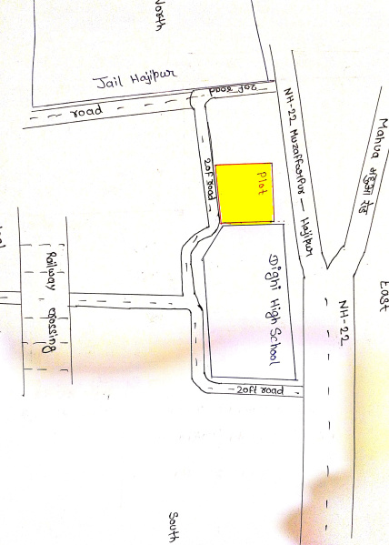  67000 Sq.ft. Residential Plot for Sale in Hajipur, Vaishali