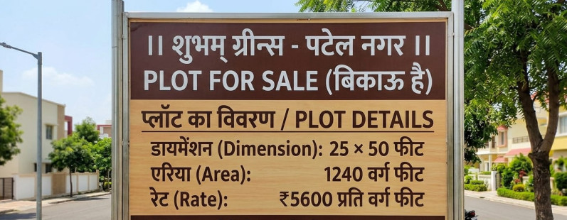  1238 Sq.ft. Residential Plot for Sale in Patel Nagar, Bhopal