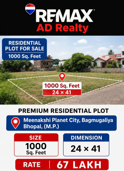  1000 Sq.ft. Residential Plot for Sale in Hoshangabad Road, Bhopal