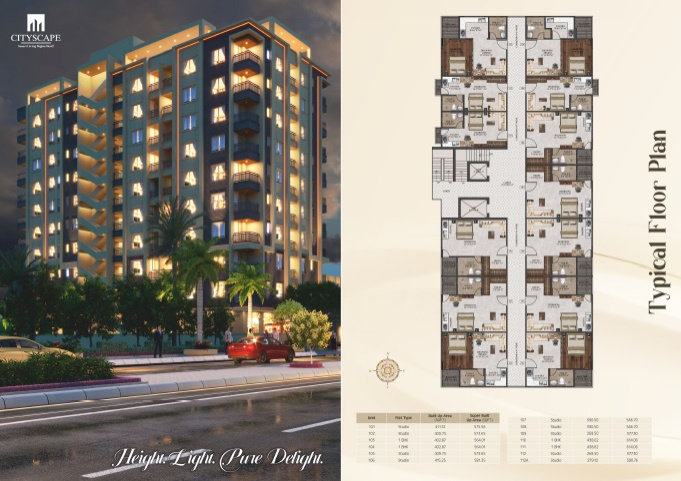  390 Sq.ft. Studio Apartment for Sale in Mahindra SEZ, Jaipur