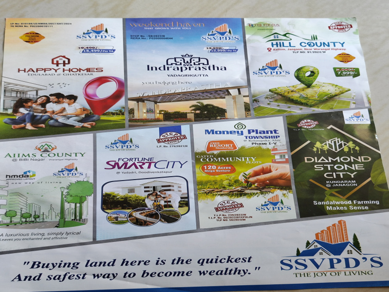  120 Sq. Yards Residential Plot for Sale in Warangal Highway, Hyderabad