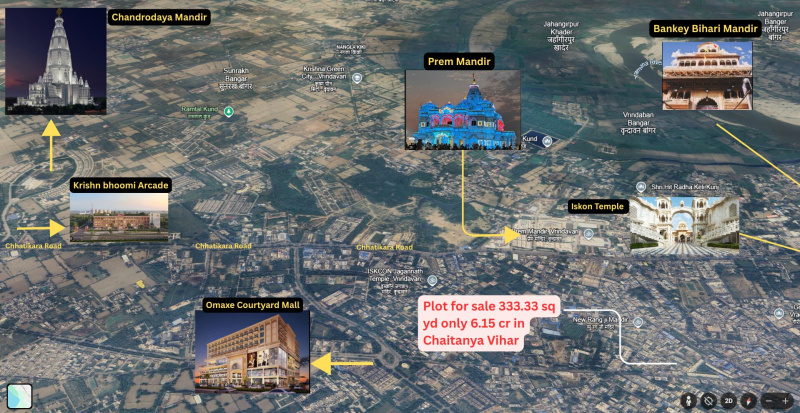  333 Sq. Yards Residential Plot for Sale in Chaitanya Vihar, Vrindavan