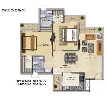 2 BHK Flat for Sale in Sector 6, Gomti Nagar Extension, Lucknow