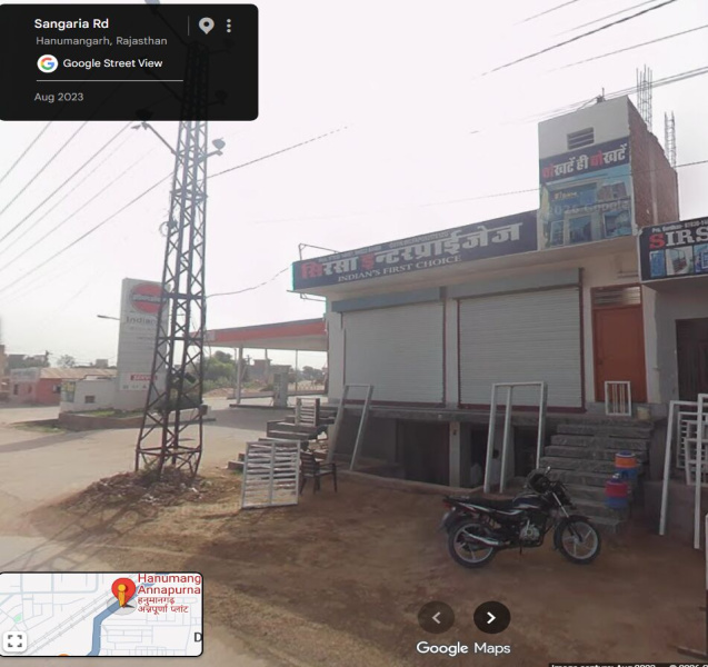  1800 Sq.ft. Commercial Shop for Rent in Hanumangarh Junction