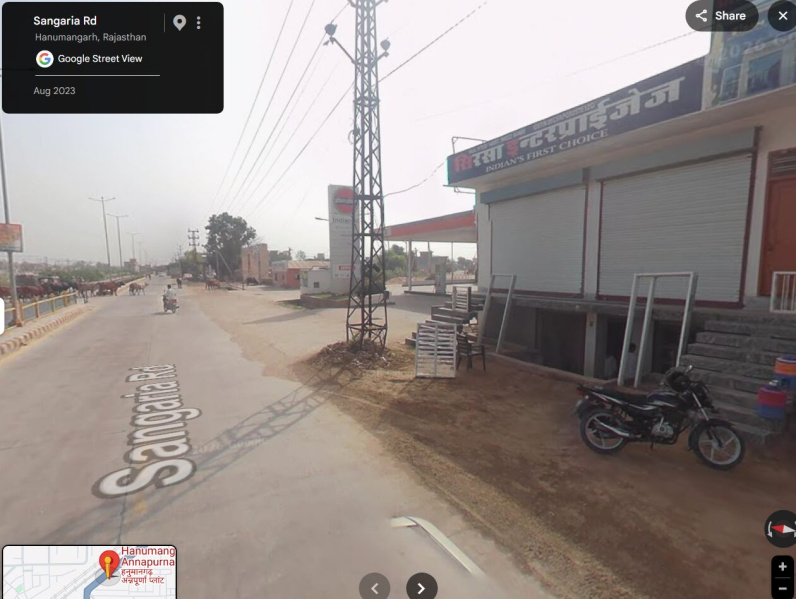  1800 Sq.ft. Commercial Shop for Rent in Hanumangarh Junction
