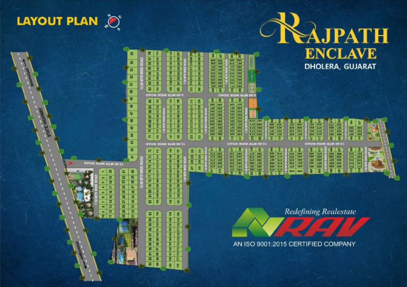  16008 Sq.ft. Residential Plot for Sale in Dholera, Ahmedabad