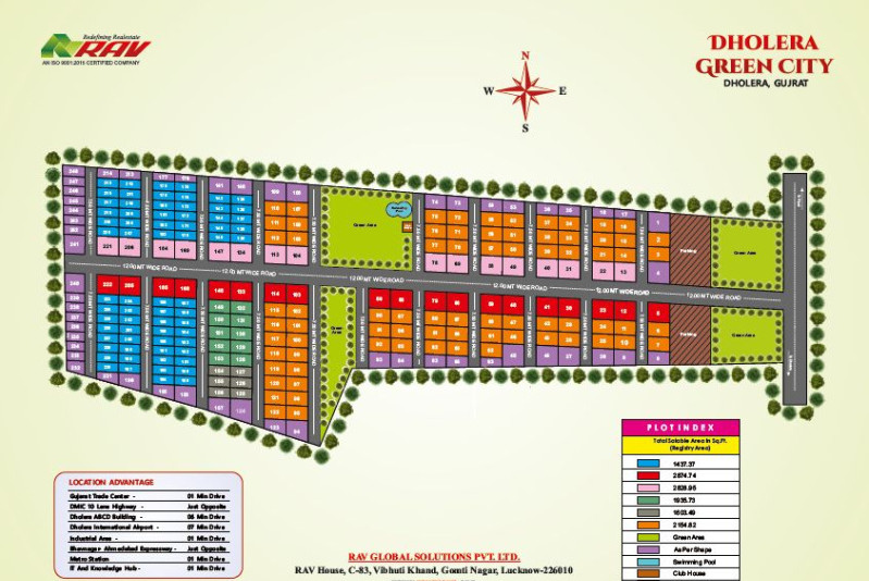  1935 Sq.ft. Residential Plot for Sale in Dholera, Ahmedabad