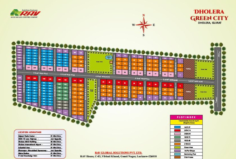  2154 Sq.ft. Residential Plot for Sale in Dholera, Ahmedabad