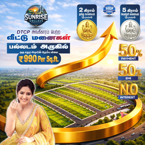  600 Sq.ft. Residential Plot for Sale in Arulpuram, Tirupur