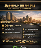  Residential Plot for Sale in Rajajinagar, Bangalore