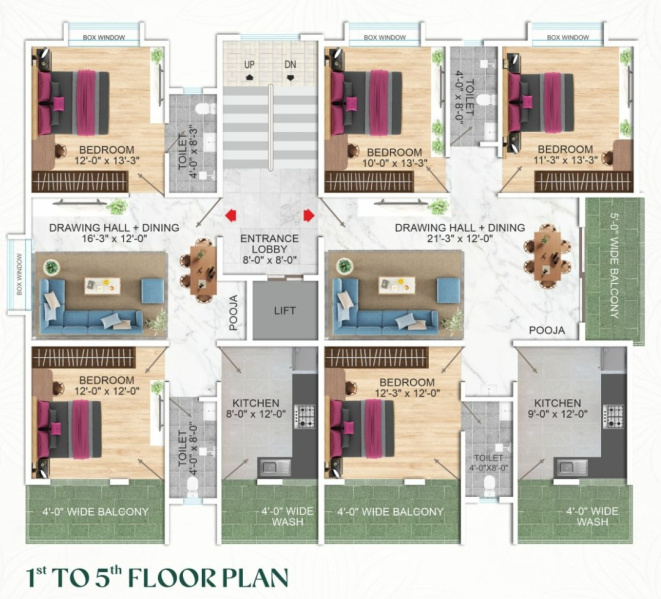 3 BHK 1200 Sq.ft. Apartment for Sale in Trimurti Nagar, Nagpur