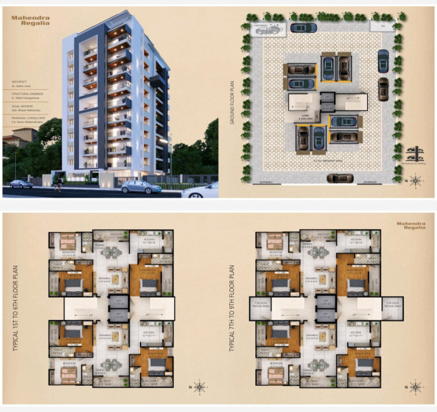 3 BHK Apartment 1730 Sq.ft. for Sale in Laxmi Nagar, Nagpur