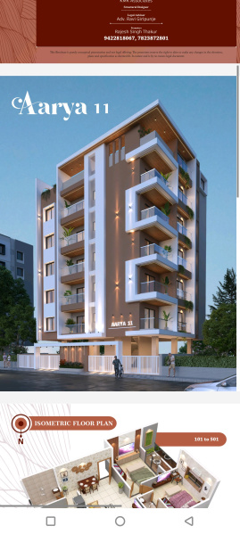 2 BHK 1228 Sq.ft. Apartment for Sale in New Manish Nagar, Nagpur