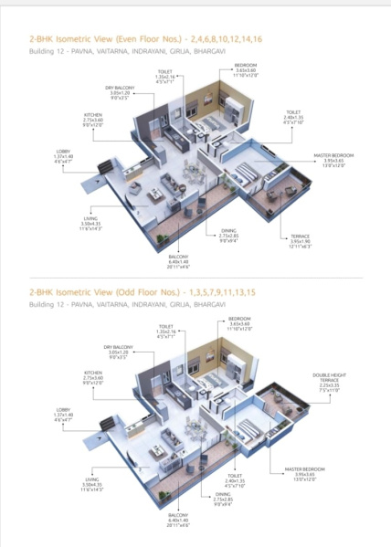3 BHK Apartment 1896 Sq.ft. for Sale in Mihan, Nagpur