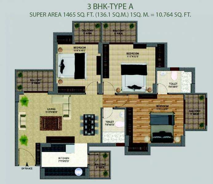 Shri Radha Sky Gardens Apartment
