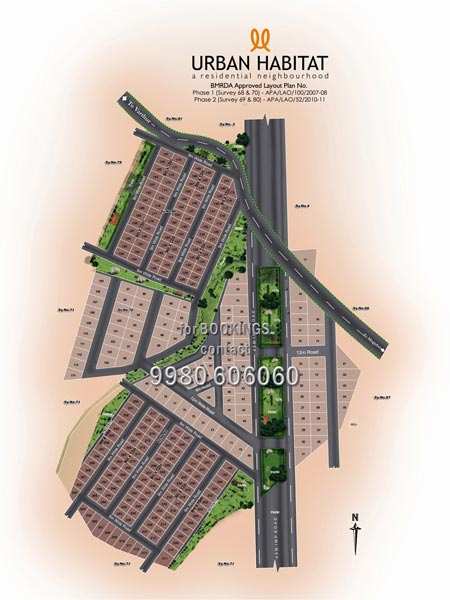  1500 Sq.ft. Residential Plot for Sale in Varthur, Bangalore