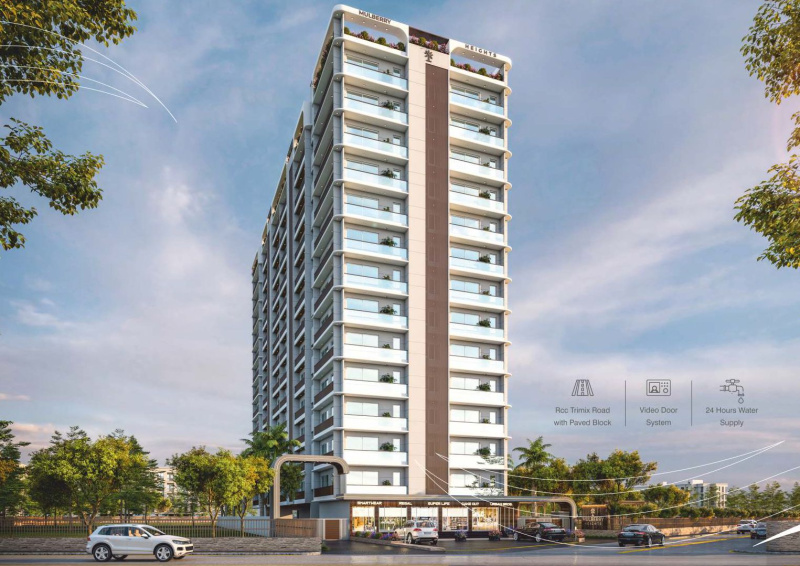 3 BHK 1489 Sq.ft. Apartment for Sale in Gotri, Vadodara