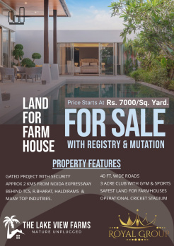 1 RK Farm House for Sale in Sector 156, Noida