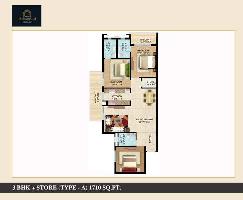 2 BHK Flat for Sale in Sector 7, Gomti Nagar Extension, Lucknow