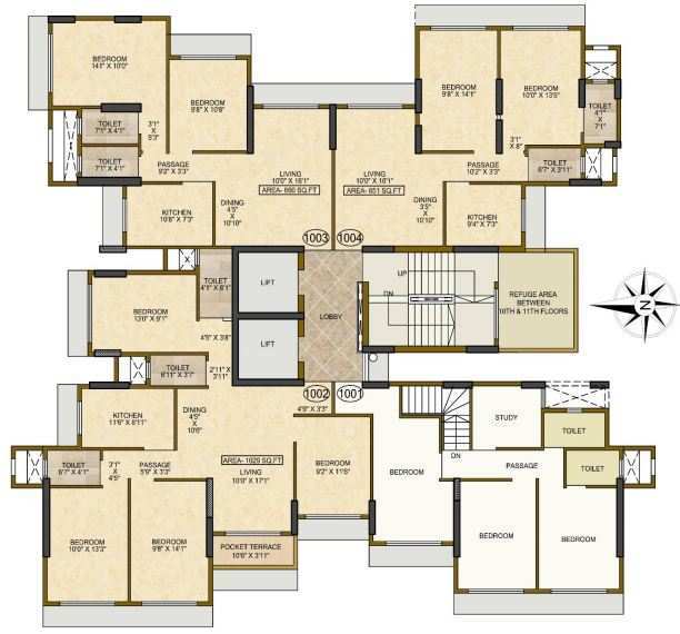2 BHK Apartment 651 Sq.ft. for Sale in Borivali West, Mumbai (REI800089)