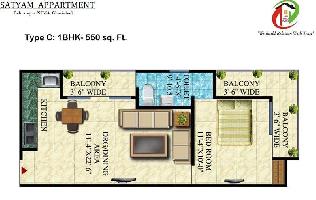 1 BHK Builder Floor for Sale in NH 24 Highway, Ghaziabad