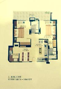2 BHK Flat for Sale in Chandigarh Patiala Highway, Zirakpur