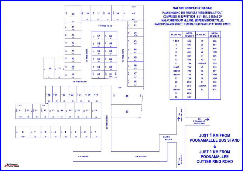  1800 Sq.ft. Residential Plot for Sale in Poonamallee, Chennai