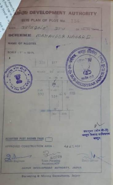  311 Sq. Yards Residential Plot for Sale in Durgapura, Jaipur