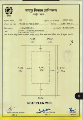 1500 Sq. Meter Residential Plot for Sale in Ajmer Road, Jaipur