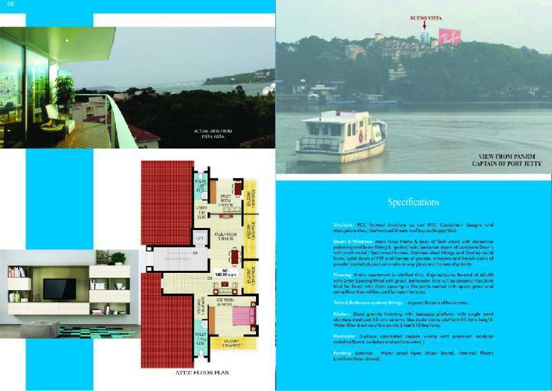 2 BHK Residential Apartment 100 Sq. Meter for Sale in Porvorim, Goa