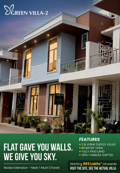 3 BHK 1800 Sq.ft. Villa for Sale in Greater Noida West