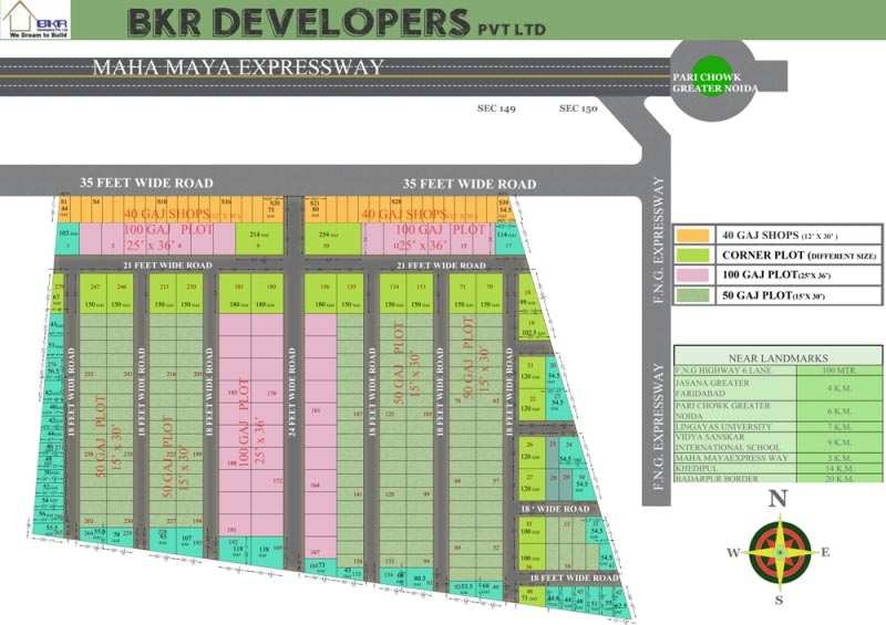 150 Sq. Yards Residential Plot for Sale in Knowledge Park, Greater Noida