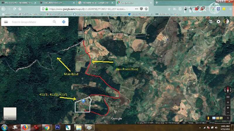  Agricultural Land 8 Acre for Sale in Kookal, Kodaikanal