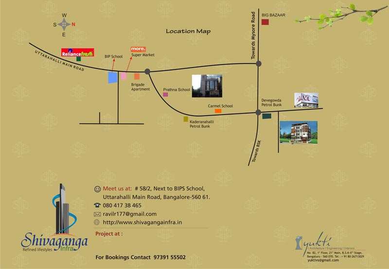 3 BHK 1320 Sq.ft. Apartment for Sale in Padmanabhanagar, Bangalore