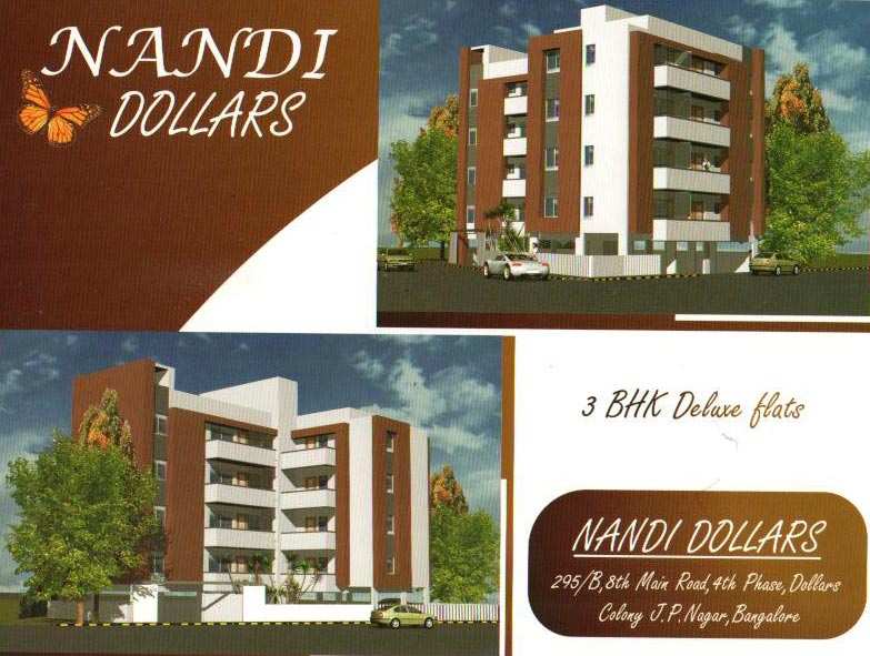 3 BHK Apartment 1850 Sq.ft. for Sale in J. P. Nagar, Bangalore