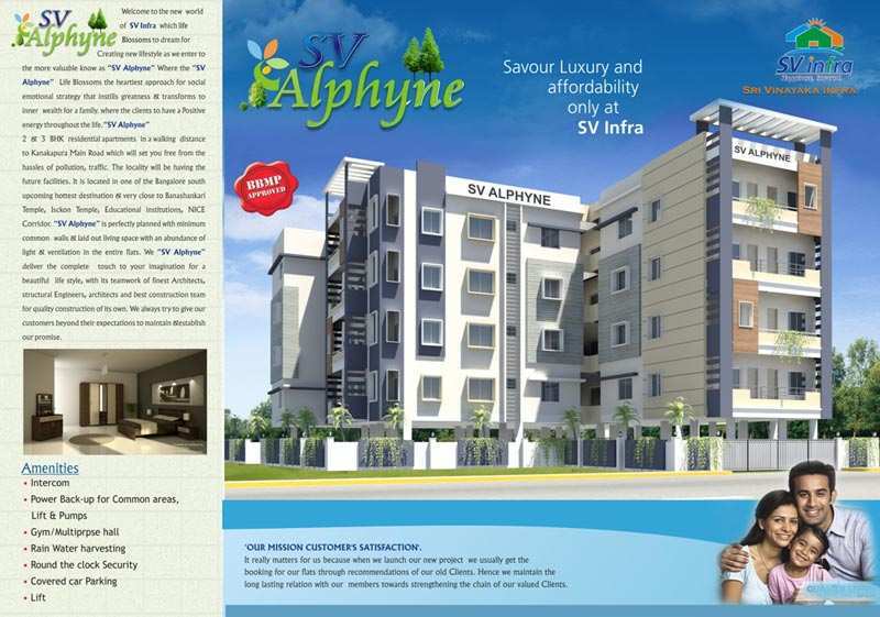 3 BHK Apartment 1295 Sq.ft. for Sale in Kanakapura Road, Bangalore