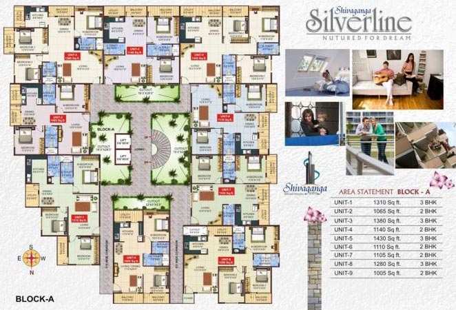 3 BHK Apartment 1310 Sq.ft. for Sale in Kanakapura Road, Bangalore