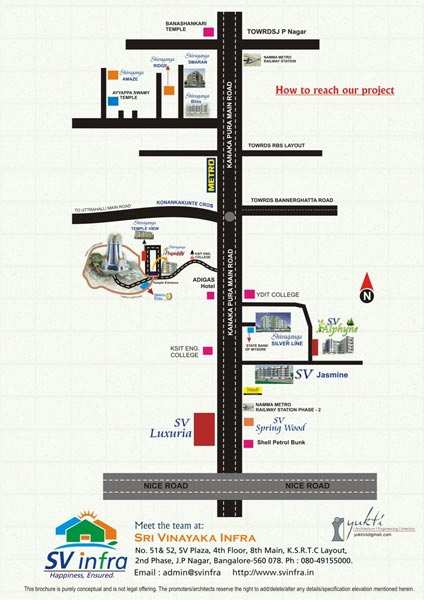 3 BHK Apartment 1350 Sq.ft. for Sale in Kanakapura Road, Bangalore