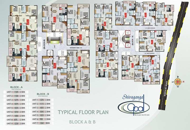 2 BHK Apartment 1000 Sq.ft. for Sale in J. P. Nagar, Bangalore