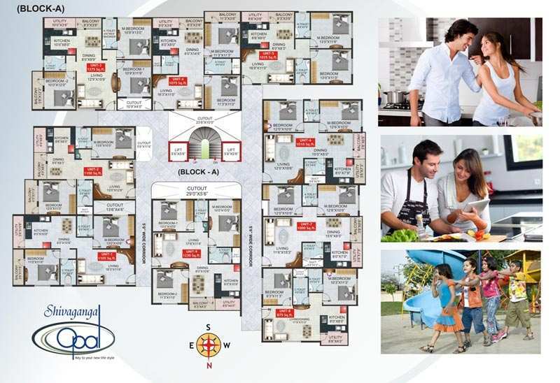 3 BHK Apartment 1370 Sq.ft. for Sale in J. P. Nagar, Bangalore