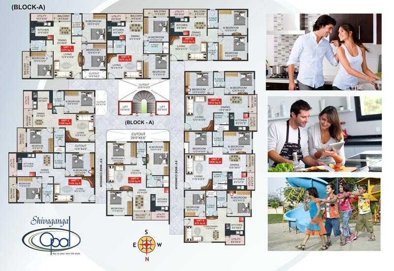 2 BHK 1045 Sq.ft. Apartment for Sale in J. P. Nagar, Bangalore