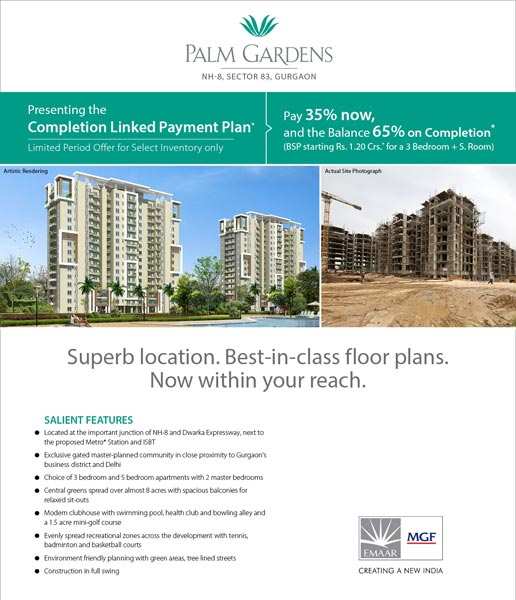 3 BHK Residential Apartment 1720 Sq.ft. for Sale in Sector 83 Gurgaon