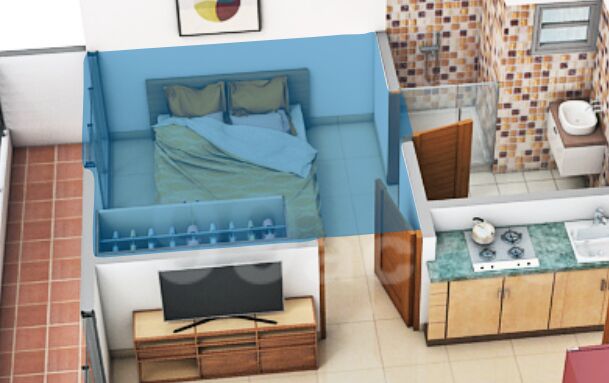 1 BHK Apartment 570 Sq.ft. for Sale in Airport Road, Pune