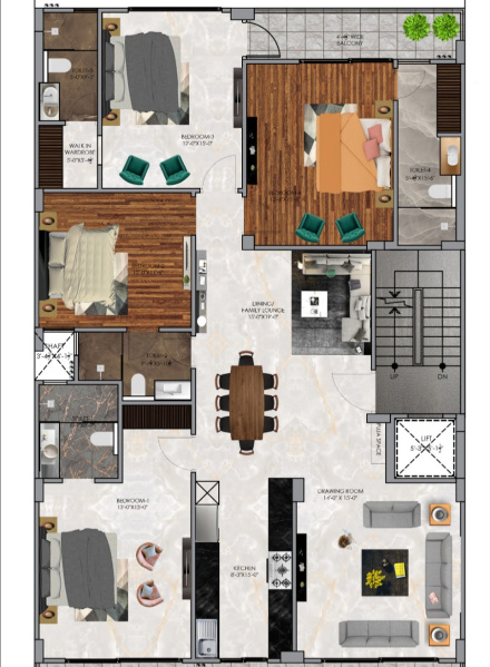 3.5 BHK Builder Floor 1800 Sq.ft. for Sale in Sector 49 Gurgaon