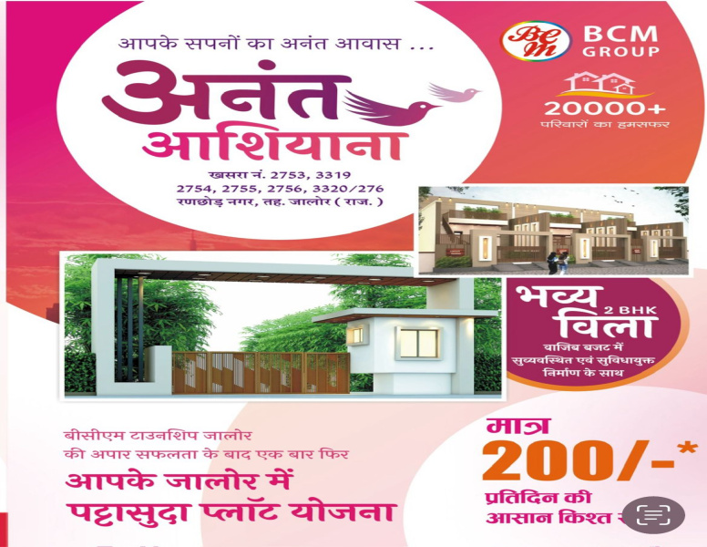  Residential Plot 581 Sq.ft. for Sale in Bhinmal, Jalor