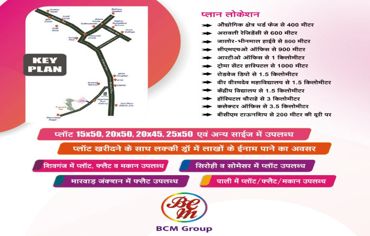  1000 Sq.ft. Residential Plot for Sale in Bhinmal, Jalor