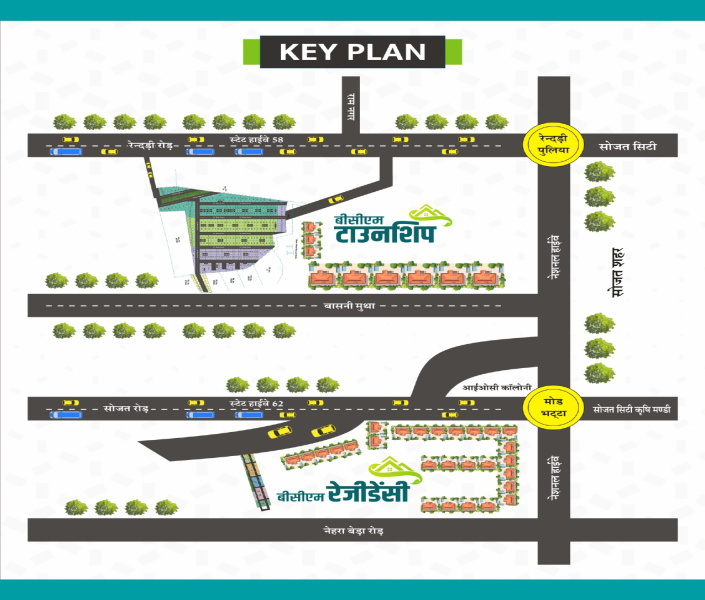  1000 Sq.ft. Residential Plot for Sale in Sojat Road, Pali