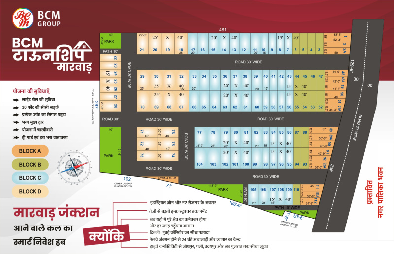  600 Sq.ft. Residential Plot for Sale in Marwar Junction, Pali