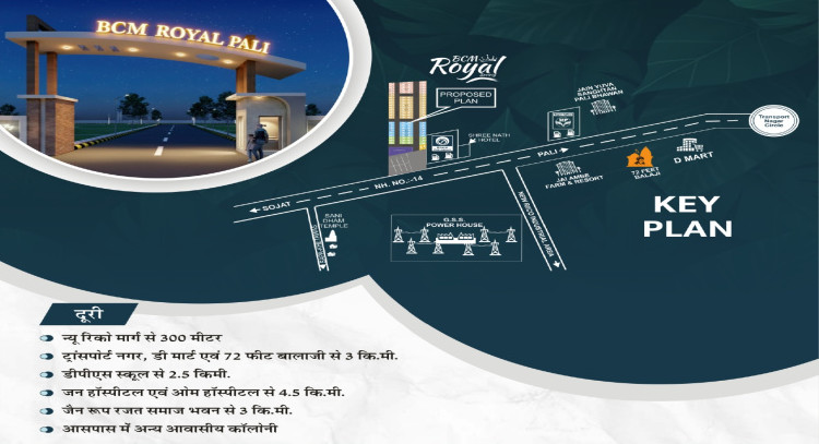  1000 Sq.ft. Residential Plot for Sale in Naya Gaon, Pali